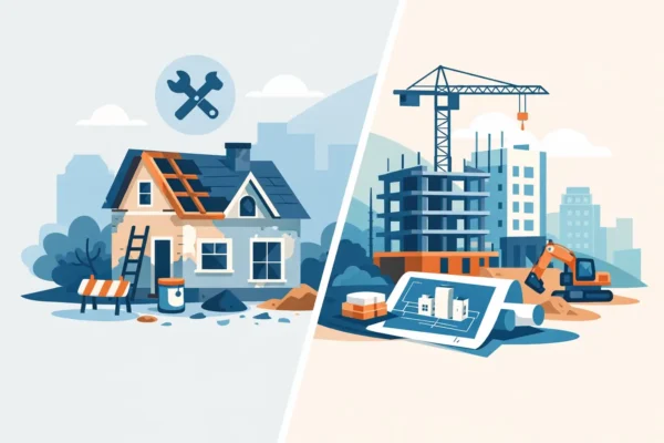 Refurbishment Loan vs Development Loan